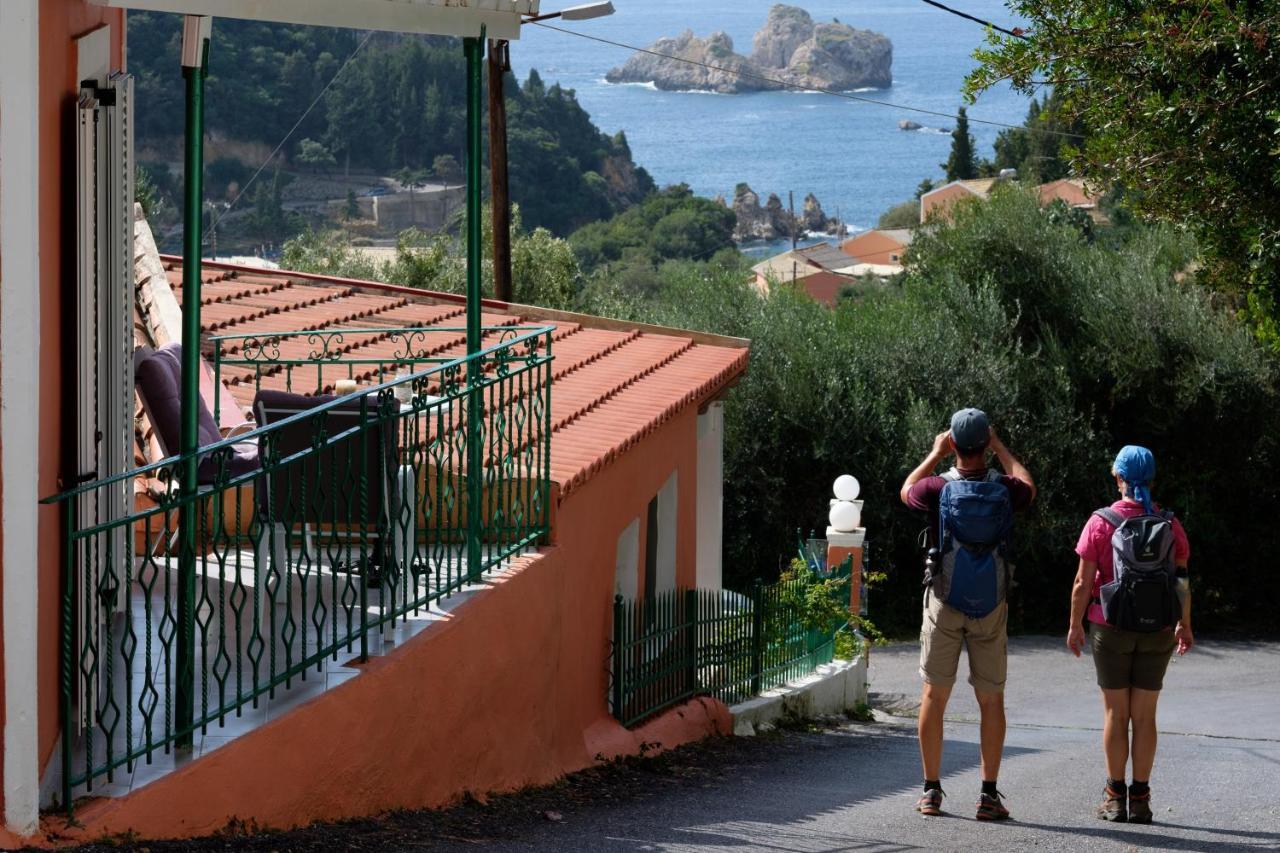 Eftyxia Apartments Paleokastritsa Eksteriør billede